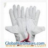 Natural Color Grain Full Pig Skin Leather Gloves with Keyst