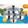 8 Piece Apple Stainless Steel Kitchen Cookware Sets for 14C