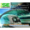 EN 45545-2 fire test to railway components
