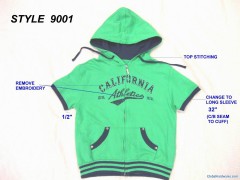 80% cotton and 20% polyester knitted velour sets