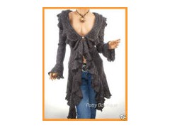 Asymmetrical Hem Long Sweater Cardigan