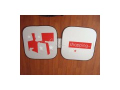 Car Sunshade Tyvel White