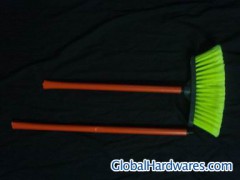 Plastic Broom with Metal Tube + Plastic Coated Handle