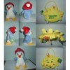 Penguin Plush Toy and Sun Plush Bag-Toy