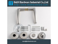 Fire rated /EN 1906 standard hollow/tube lever door handle DDTH001图3