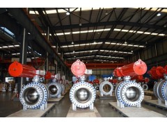 Válvula de bola montada sobre muñón图2